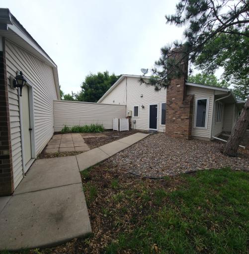 Patio area perfect for relaxing. Very peaceful neighborhood.
