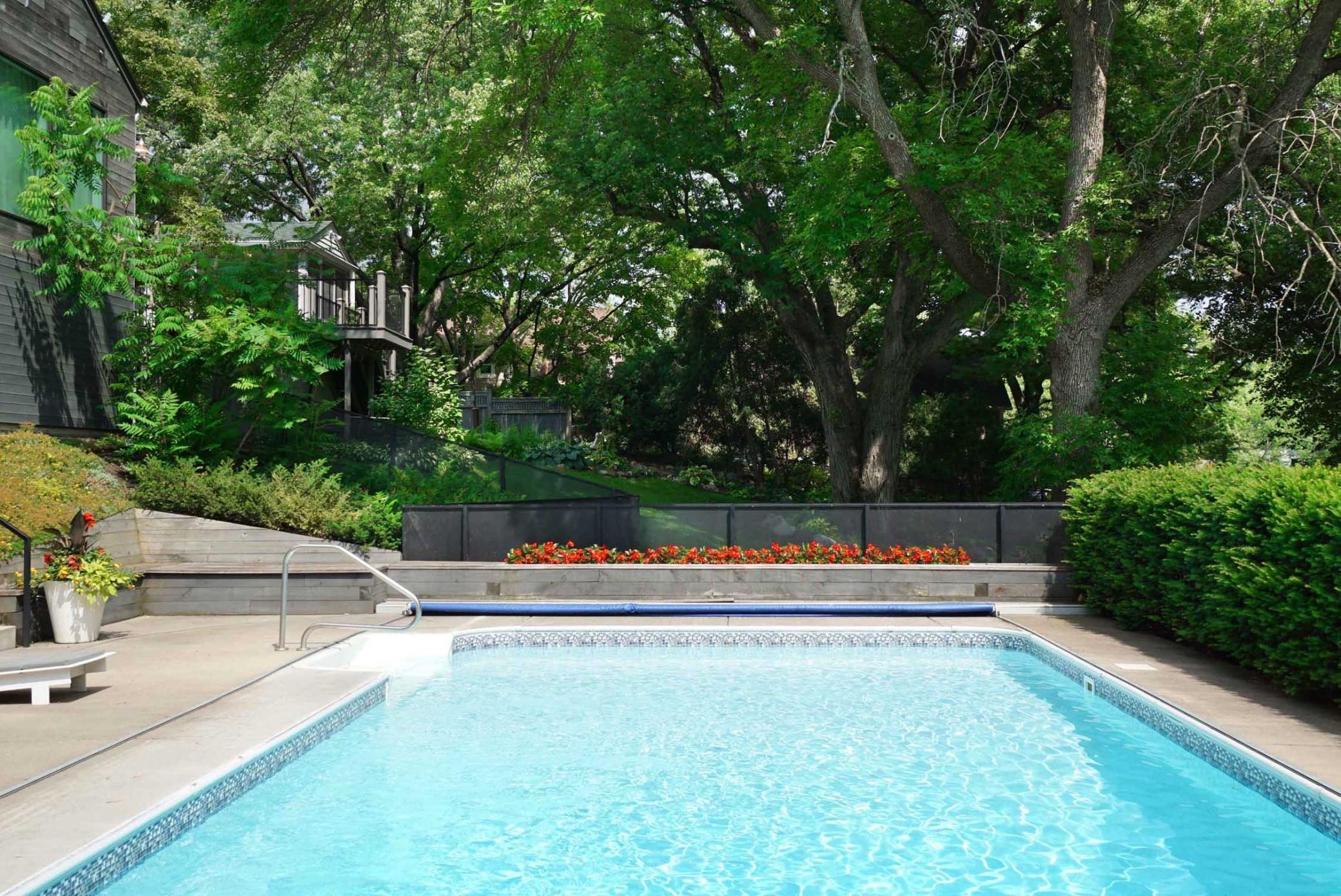 Heated Pool with Automated Cover