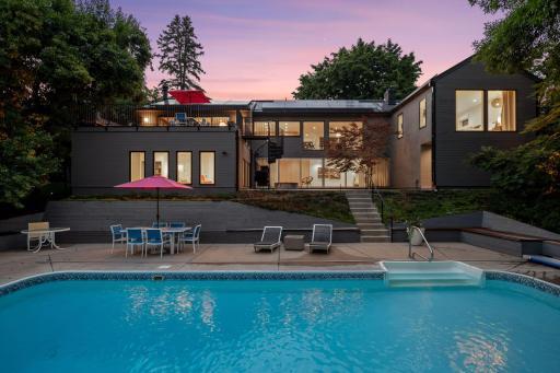 Pool, Walkout Basement, Multiple Patios, Large Deck, Solar Panels