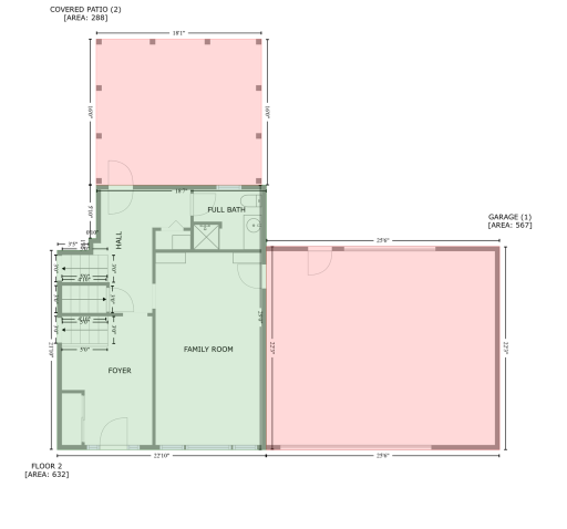 Walk in level measurements.png