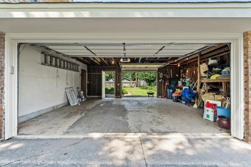 Drive through garage door!