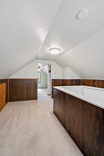 Upstairs loft area provides a place for play, study, or work!