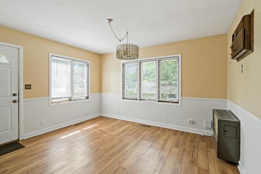 Large dining space at the rear of the house provides the perfect place to enjoy family and friends