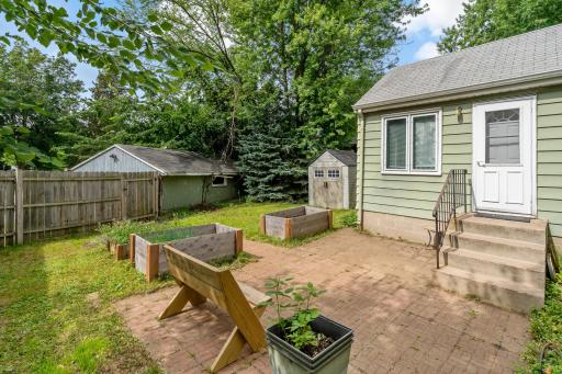 Storage shed for all your tools and toys!