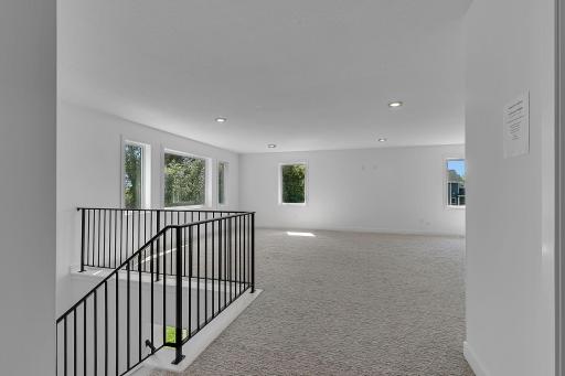 The huge rec space is the star of the second floor!