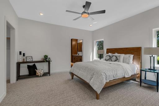 Also on the main floor you'll find a luxury owner's suite ~ peace and relaxation at it's finest