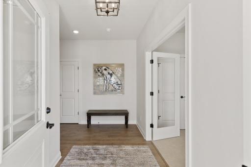 Bright and welcoming entry