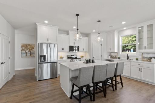 Gourmet Kitchen w/ Massive Center Island