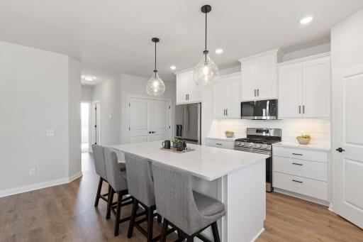 Gourmet Kitchen w/ Massive Center Island