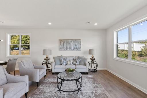 Living Room w/ Sliding Door to Patio