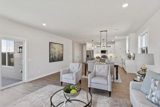Open Concept Floor Plan - Living Room/Dining/Kitchen