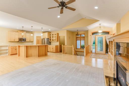 The main floor seamlessly blends the living room, dining room, and kitchenâideal for entertaining or simply relaxing in comfort.
