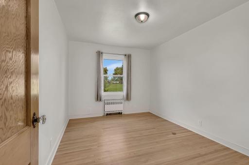 Second bedroom with a nice size closet, or could double as a large office space.