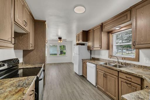 A perfect blend of charm & modern functionality. This fully updated kitchen preserves the character of the home with thoughtful details while showcasing contemporary upgrades.