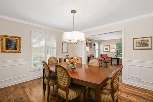 The Dining room is great for entertaining and family get togethers