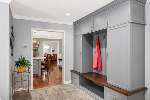 Extremely large multi-purpose mudroom/landing zone