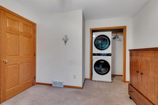 Laundry in main level bedroom 2 - also can be hooked up downstairs