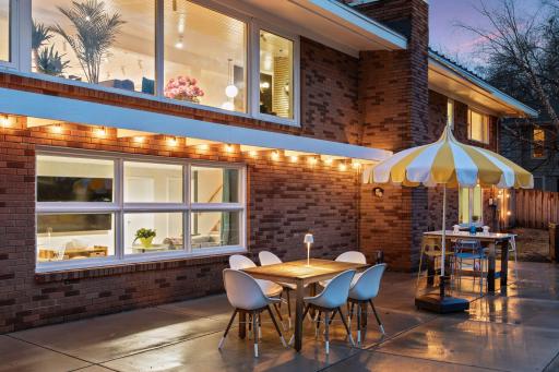 A backyard made for intimate or large gatherings