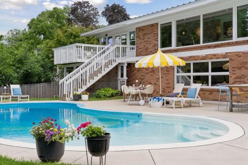 A backyard made for intimate or large gatherings