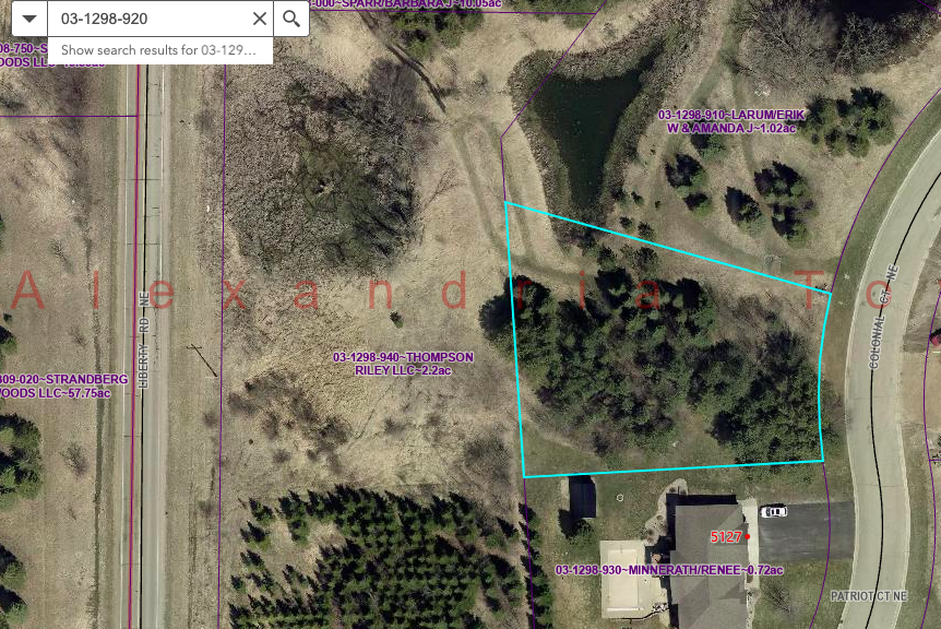 Property photo for Lot 47 Block 2 Colonial Court NE, Alexandria, MN 56308