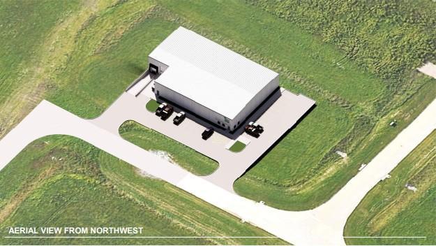 Just South of Shakopee, 10,000 Sq. Foot Industrial building on 2.98 acres to-be-built or build to suit. This rendering is an example of what can be built; this building is not to spec.
