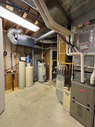 hvac, air exchanger, h20 htr, h20 filter system & h20 softener