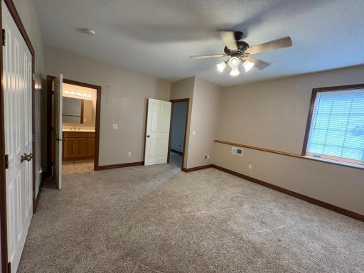 3rd bedroom doorway into bath and hallway