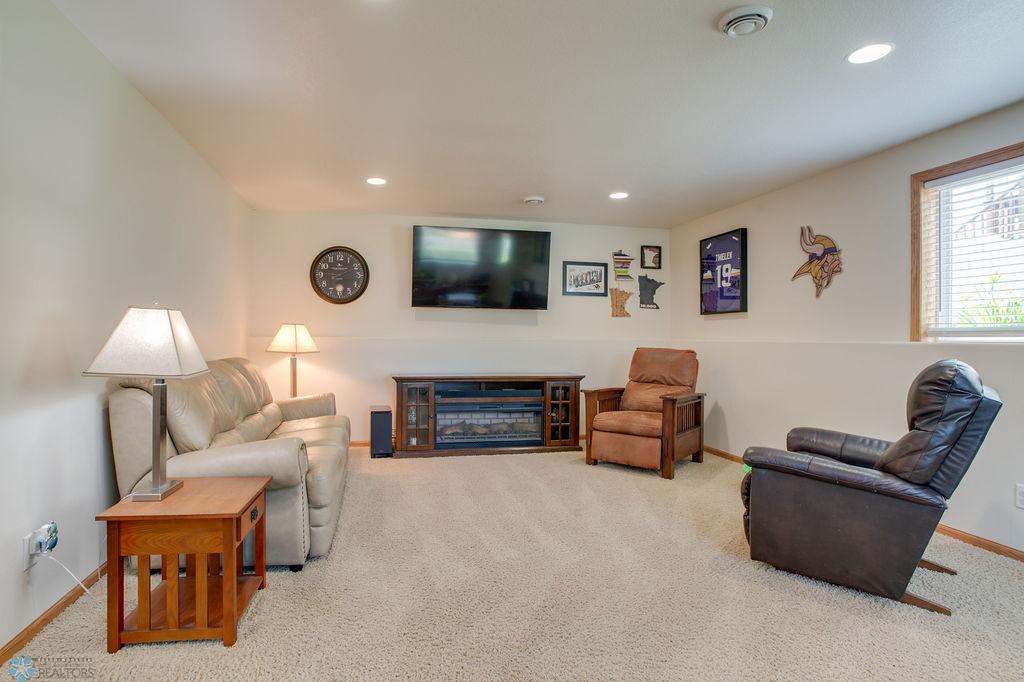 Lower level family room