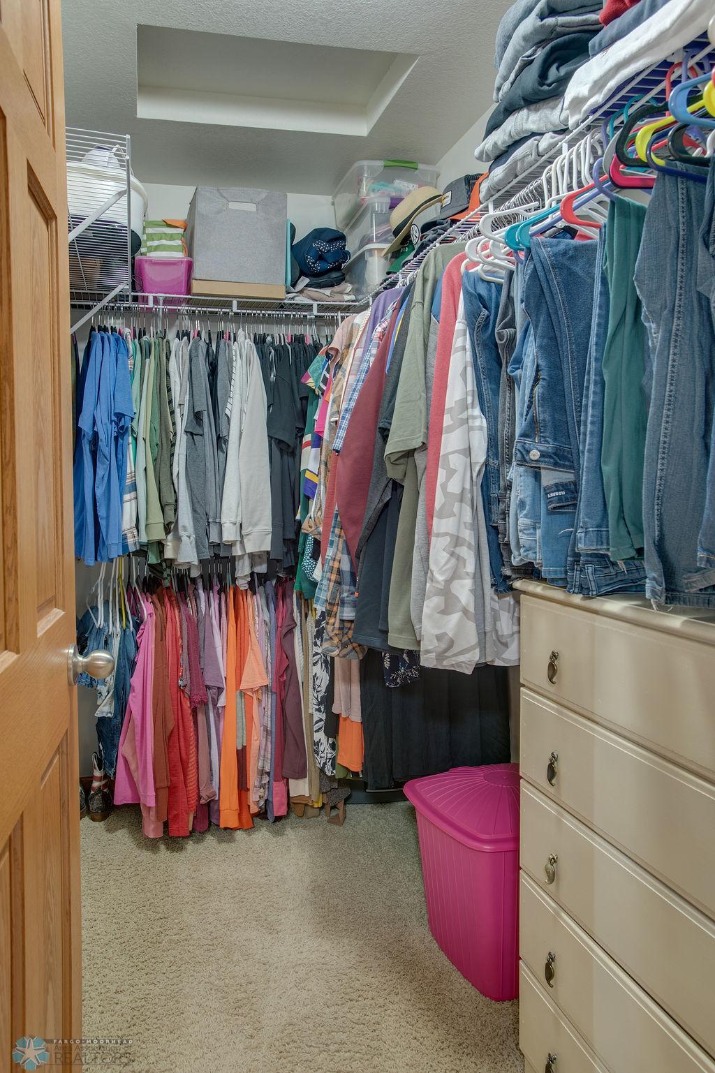 Primary walk-in closet