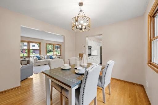 Ample room to host dinner parties
