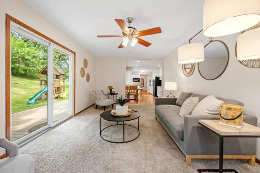 Great extension of main floor useable space