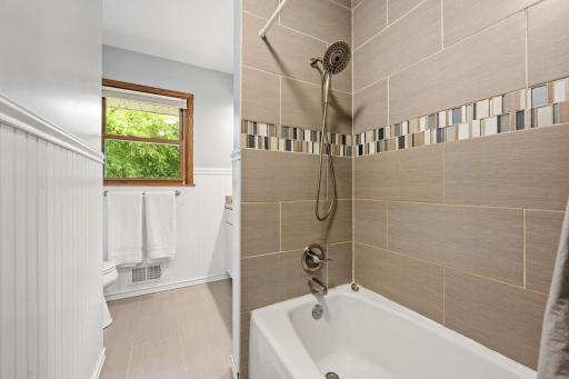 Updated full bath upstairs