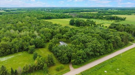 This property sits on 11.33 wooded acres.