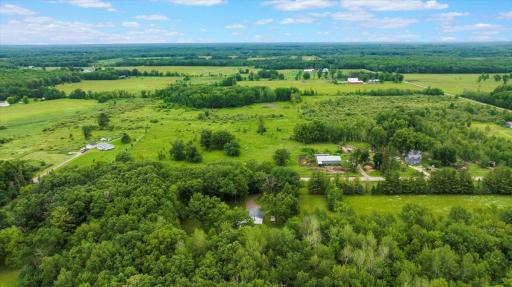 The overhead view shows off how private this lot is.