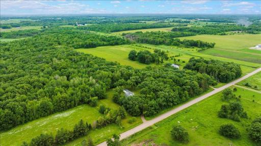The overhead view shows off how private this lot is.