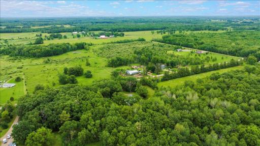 The overhead view shows off how private this lot is.