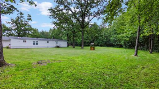 The huge yard is perfect for those who enjoy spending time outside.