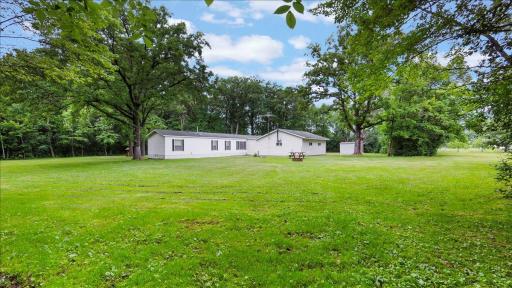 The huge yard is perfect for those who enjoy spending time outside.