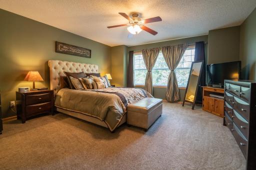 Primary suite is extremely spacious with a private walk in closet and a full private bathroom. This is one of the nicest features of the home because it's something all buyers are looking for. You will not be disappointed with the space!