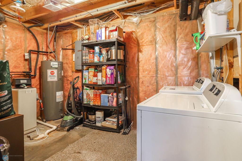 Laundry and utility room in lower level. W/D included