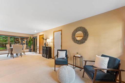 An open layout gives this home an welcoming feel.