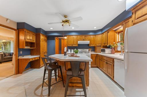 You'll love making meals and baking while enjoying company in this open kitchen.
