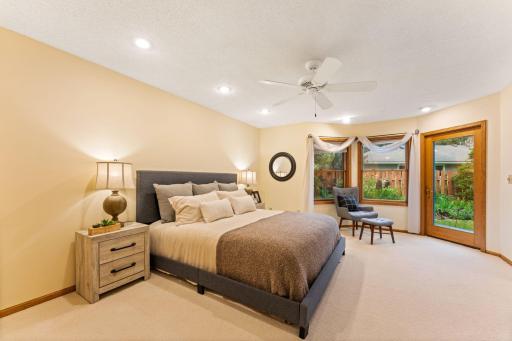 Walk directly into your gorgeous backyard from the primary bedroom.