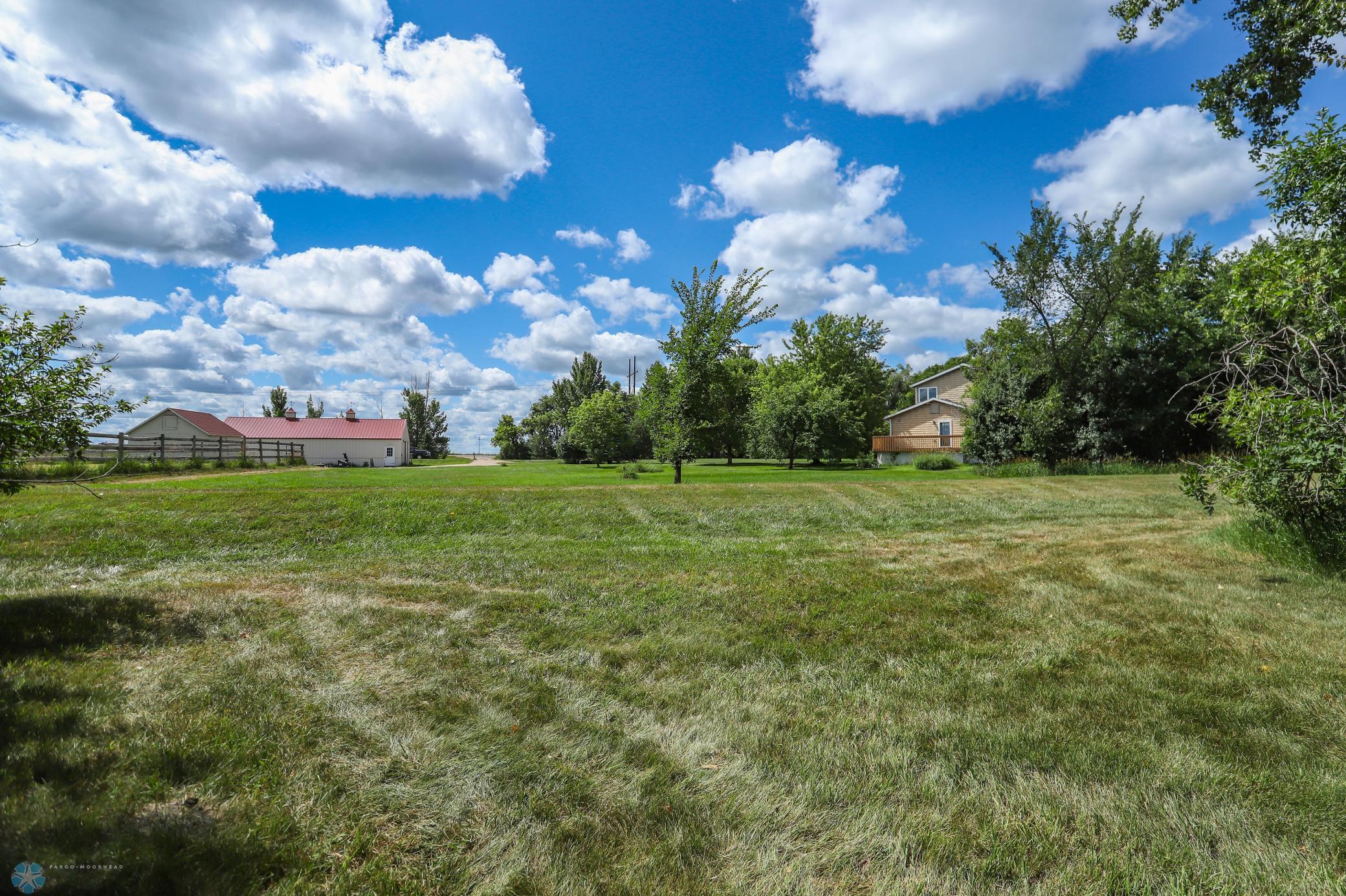 Large grassy lawns
