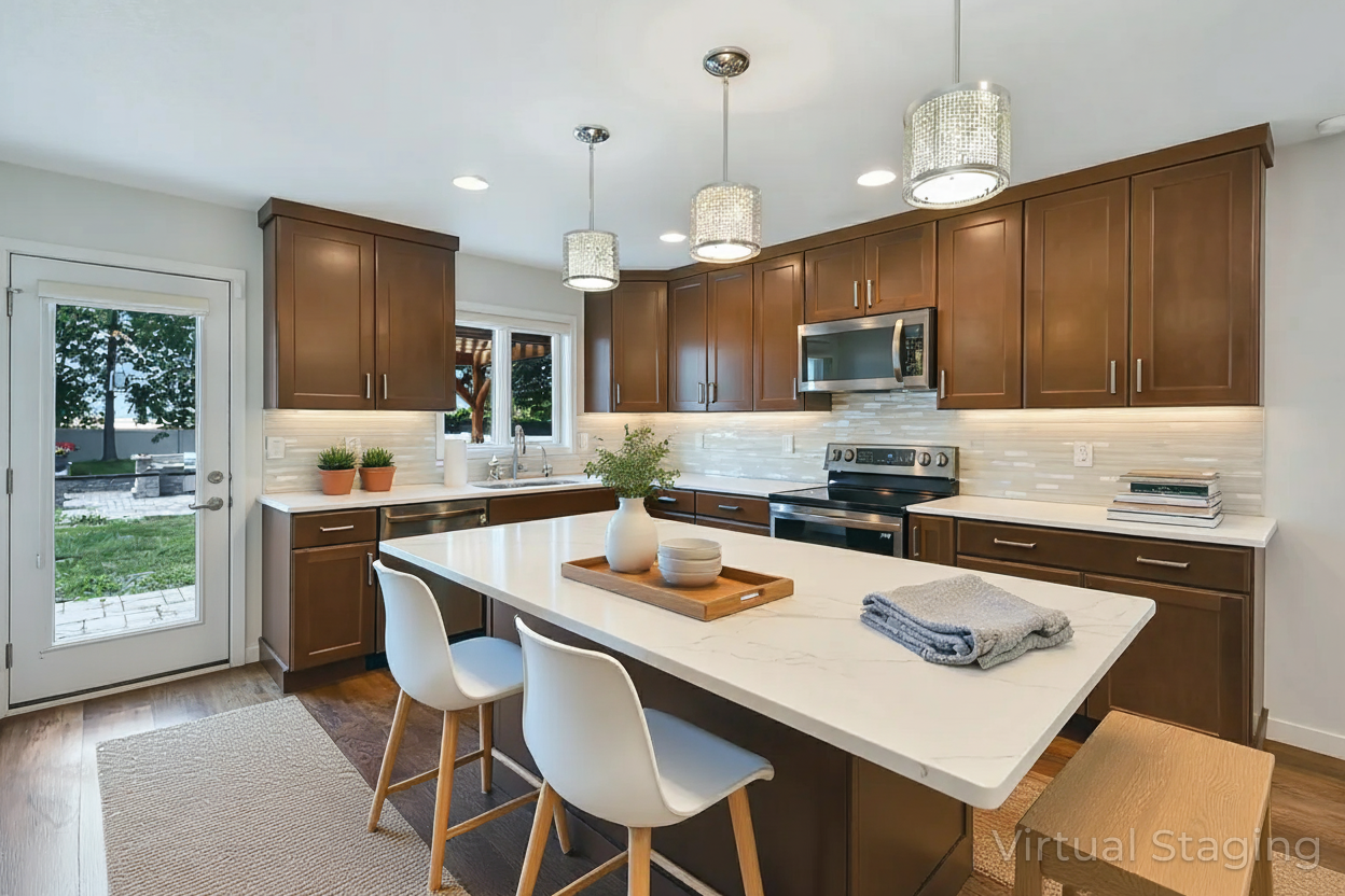 Kitchen (virtual staging)