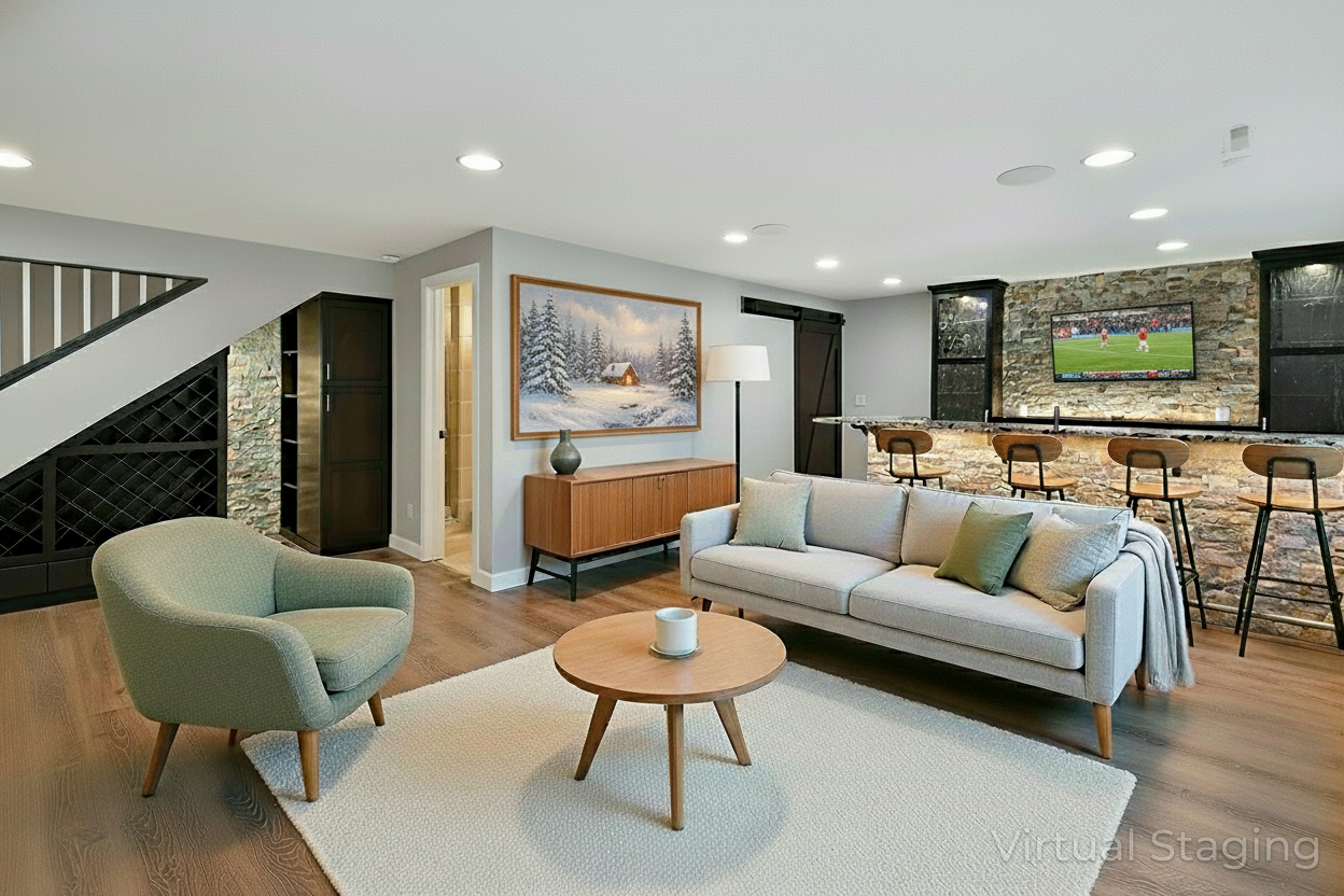 Lower Level (virtual staging)