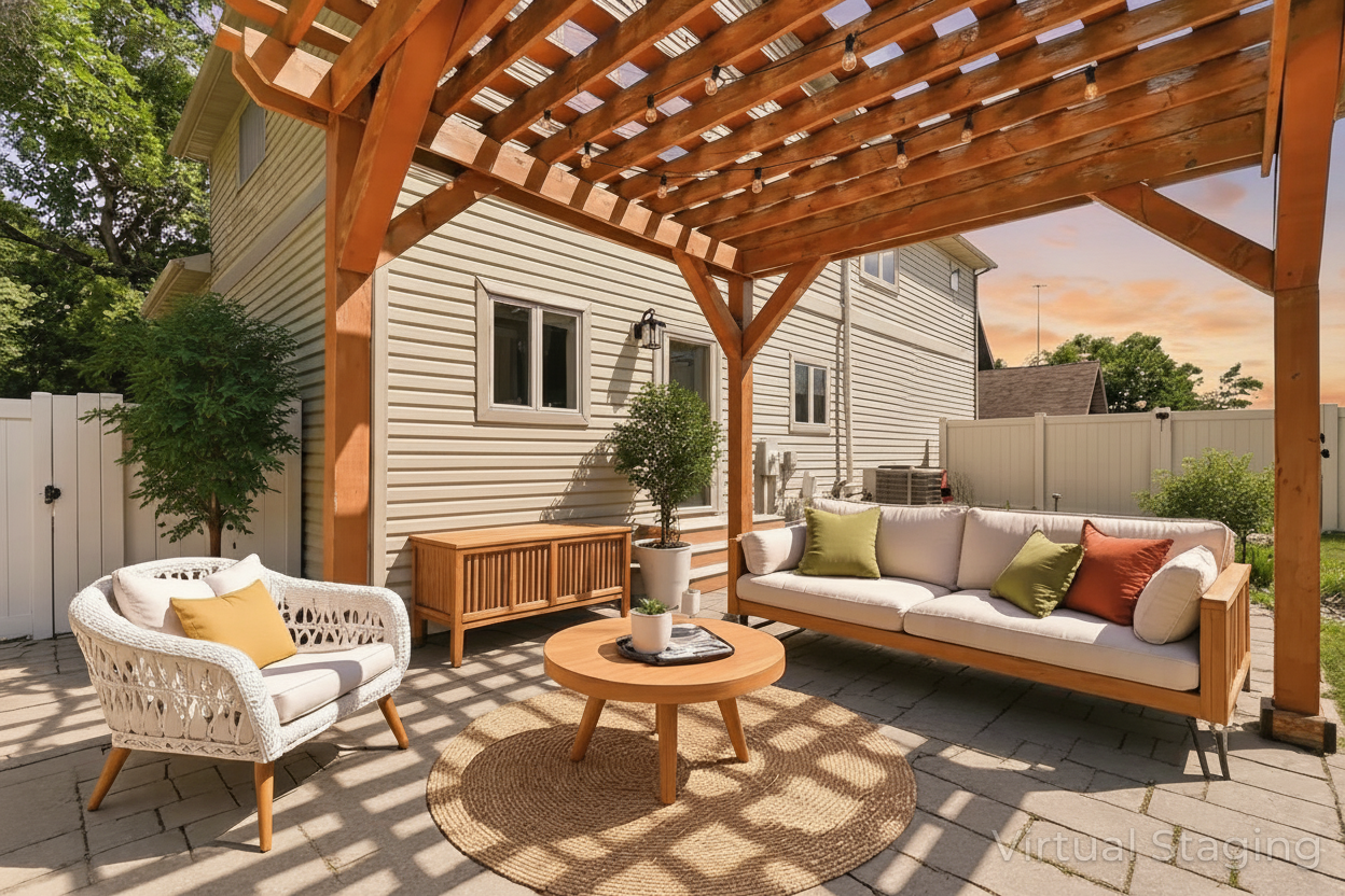 Pergola (virtual staging)