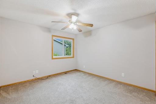 Large upper level bedroom is 12x12