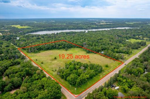 Expansive 19.25Â± Acres at Flink Ave & 412th St â Prime Corner Lot with Open Fields and Mature Trees.