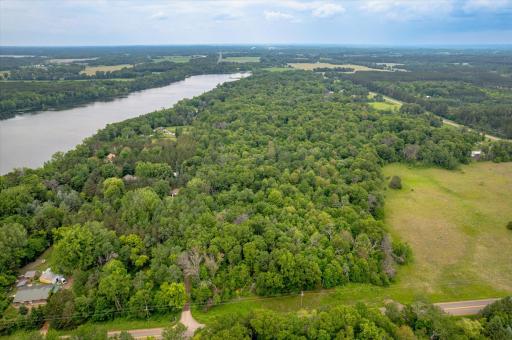 Aerial View of Partially Wooded Land â Ready for Your Vision in North Branch.